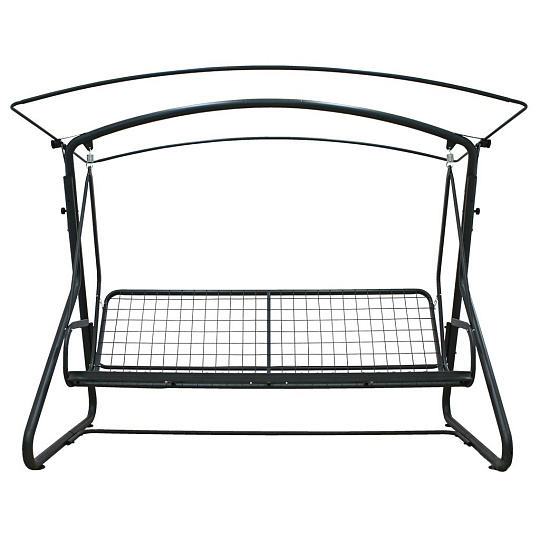 Качели садовые 4-местные, 232х125х195 см, 380 кг, Arno, Оазис Люкс+, раскладываются в кровать, с москитной сеткой, коричневые, 2016-КД-40/Л+, тент, металл