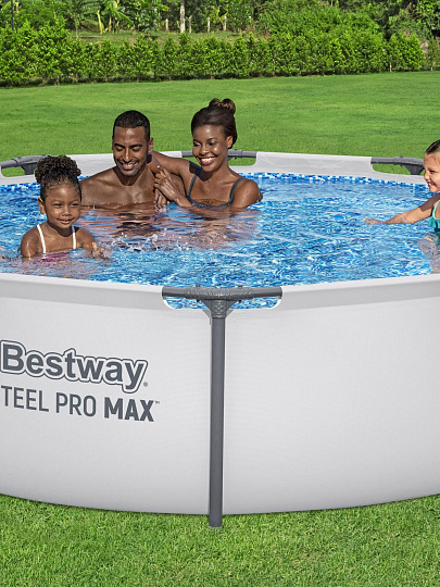 Бассейн каркасный Bestway, 305х76 см, Steel Pro Max, 56408, фильтр-насос, 4678 л
