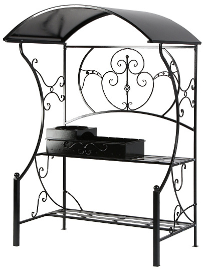 Мангал 2150х1370х1000 мм, 3 мм, с крышкой, XL, разборный, под казан, 20040099