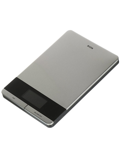 Весы кухонные электронные, нержавеющая сталь, Rion, точность 1 г, до 5 кг, LCD-дисплей, PT-835