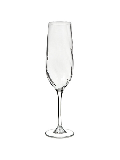 Бокал для шампанского, 270 мл, стекло, 2 шт, Bohemia, CREX OPTIC, 91L/1SJ86/0/00000/270-264
