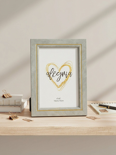 Фоторамка 10х15 см, пластик, асс, Y4-11085