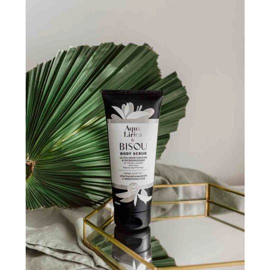 Скраб для тела Bisou, Ультраувлажнение и микромассаж, 200 мл