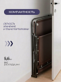 Раскладушка 192х72.5х27 см, 80 кг, Лаура, В09, жесткая, сталь, текстилен, в ассортименте - фото 6