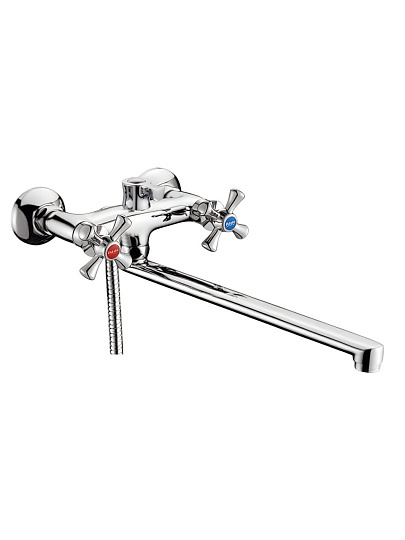 Смеситель для ванны, Potato, с кран-буксой, хром, P2364