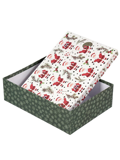 Коробка подарочная картон, 37х27х11 см, в ассортименте, Волшебный праздник, A470121