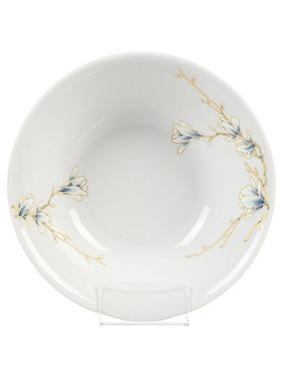 Салатник фарфор, круглый, 5 см, 0.68 л, Магнолия, Дулевский фарфор, 117412