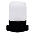 Светильник для бани, General Lighting Systems, GCF-SNP-60-E27-IP65-W,4377, 60 Вт, E27, на 1 лампочку, IP65, НПБ-400, КСС-001, 230В, пластик, черный, 437785