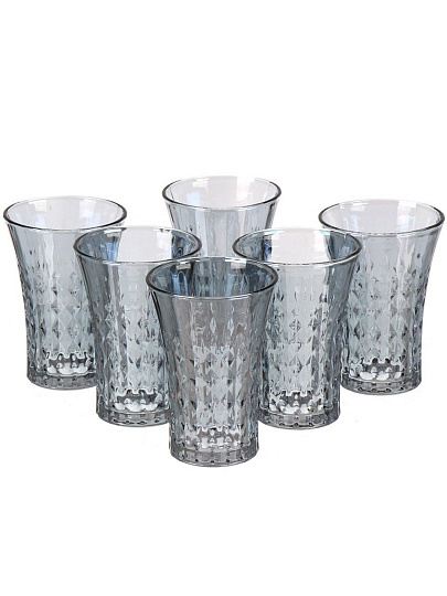 Стакан 380 мл, стекло, 6 шт, Glasstar, Черное море 4, RNBS0606
