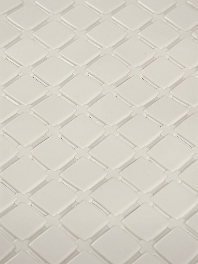 Коврик для ванной, антискользящий, 0.38х0.69 м, ПВХ, белый, Вилина, 6979, мозаика