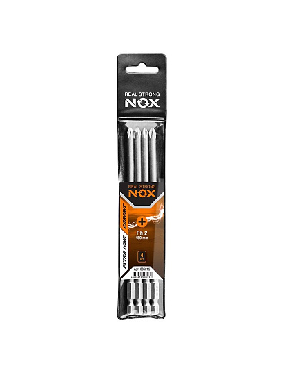 Набор бит Nox, Corebit, PH2, 150 мм, 4 шт