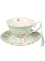 Чайная пара керамика, 2 предмета, на 1 персону, Розы, B060809 - фото 3