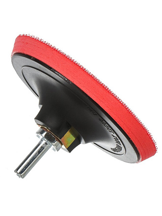 Круг шлифовальный для дрели и УШМ, Bartex, диаметр 115 мм, посадочный диаметр 8 мм, на липучке