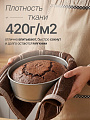 Набор полотенец кухонных 2 шт, 40х50 см, махровый, 100% хлопок, 420 г/м2, Silvano, Aura, коричневый, полосы, Узбекистан - фото 3