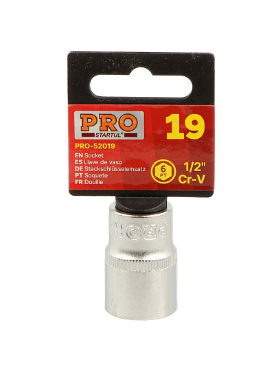 Головка торцевая 6-гранная, 1/2&quot;, 19 мм, Startul, PRO-52019
