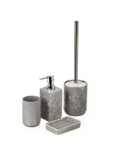 Мыльница настольная, камень, серая, CE2548AA-SD