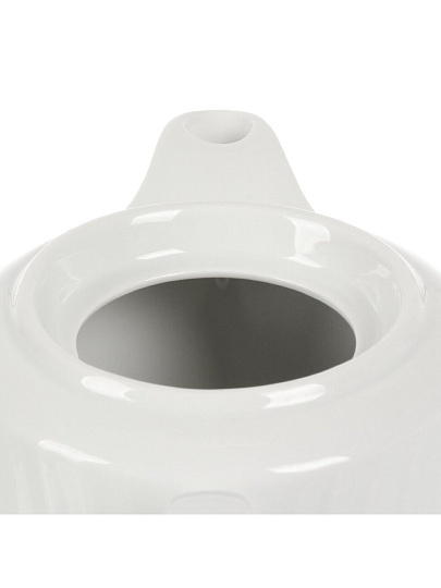 Чайник заварочный фарфор, 1 л, Добрушский фарфоровый завод, Голубка, Белье, 6С0109Ф34