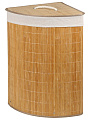 Корзина 35х35х60 см, угловая, плетеная, с крышкой, Y4-9640 - фото 3