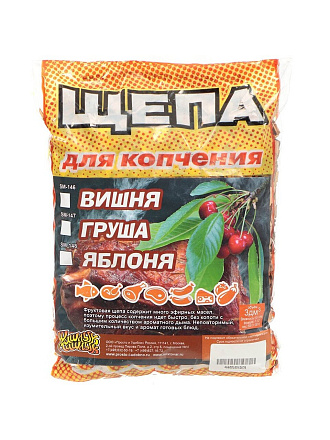 Щепа для коптильни 0.5 кг, вишня, Шашлык-машлык, SM-146