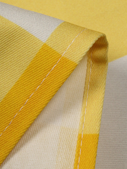 Полотенце кухонное 40х60 см, 100% хлопок, желтая клетка, Узбекистан, Узбекистан