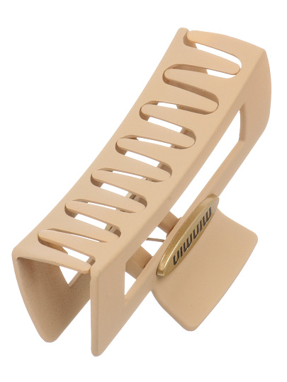 Заколка для волос 10 см, пластик, в ассортименте, Y4-11625