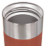 Термокружка нержавеющая сталь, пластик, 0.45 л, Daniks, колба нержавеющая сталь, коричневая, SL-091A - фото 3