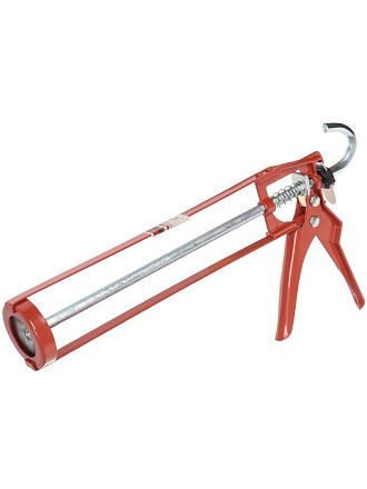 Пистолет для герметика, 310 мл, 225 мм, скелетный усиленный, алюминий, шток 8 мм, с фиксатором, Bartex, G-400/МХ-633В, 150018