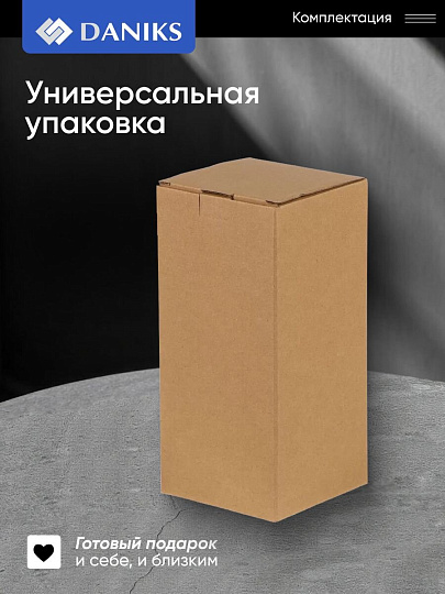 Кружка керамика, 4 шт, 250 мл, Лофт, на металлической подставке, Daniks, BR639