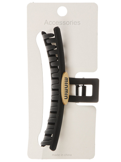 Заколка для волос 12 см, пластик, в ассортименте, Y4-11624