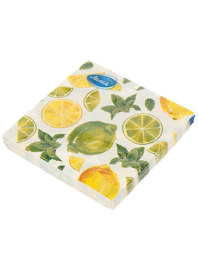 Салфетки Лилия, Мохито, 20 шт, 2 слоя, 33х33 см, 2470