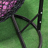 Подвесное кресло Кокон, 1-мест, 150 кг, Green Days, коричневое, ротанг, подушка сиреневая, TZF-H049-A13820 - фото 4