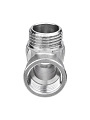 Тройник 3/4&amp;quot;х1/2&amp;quot;х3/4&amp;quot;, г-ш-г, латунь, AquaLink - фото 3