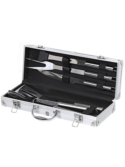 Набор для барбекю костровой, нержавеющая сталь, 5 предметов, T2022-HT033