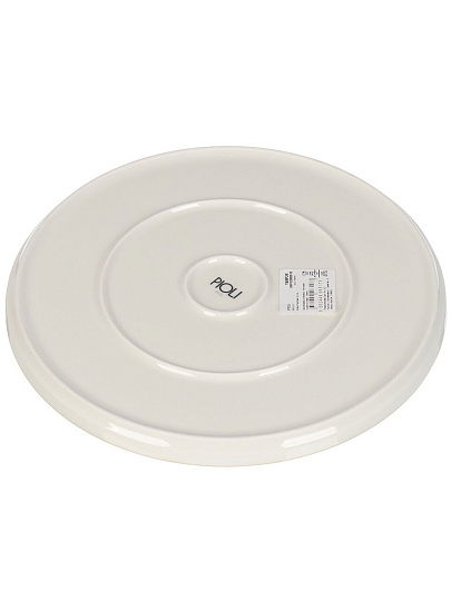 Тарелка обеденная, фарфор, 24 см, с бортом, круглая, Reflect, Pioli, 18AP24 PL Reflect