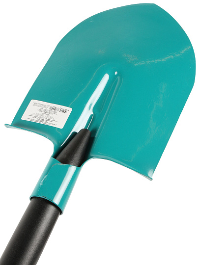 Лопата штыковая, сталь, 1.5х180х330х1180 мм, черенок металлический, с рукояткой, Инструм-Агро, 030227