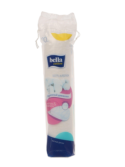 Ватные диски 100 шт, подушечки, Bella, BC-082-O100-003