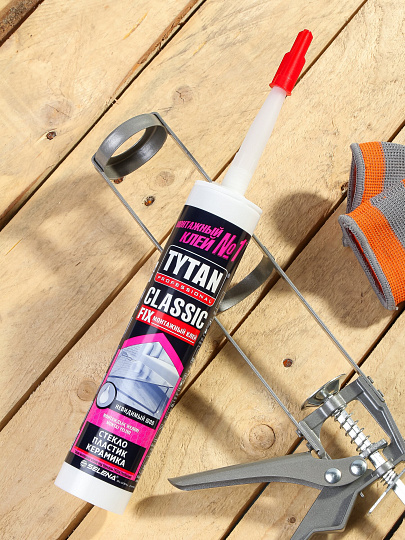 Клей монтажный Tytan, универсальный, 310 мл, 62949, Classic Fix