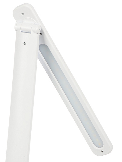 Светильник настольный на подставке, 3 Вт, белый, абажур белый, A100086, USB+аккум+ЗУ