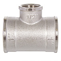 Тройник 1&amp;quot;х1/2&amp;quot;х1&amp;quot;, г-г-г, никель, индивидуальная упаковка, РосТурПласт