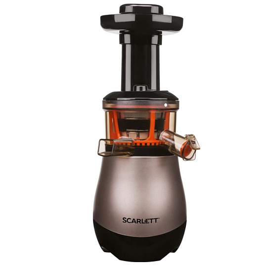 Соковыжималка электрическая Scarlett, SC-JE50S43, 200 Вт, резервуар для сока 1 л, 1 скорость, резервуар для мякоти 0.8 л