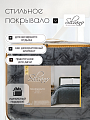 Покрывало евро, 240х260 см, 100% полиэстер, стеганое, Silvano, Mosaic, темно-синее - фото 5