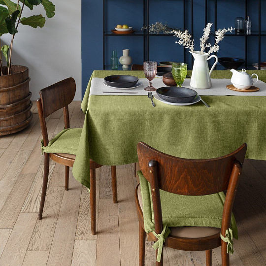 Сиденье мягкое 100% полиэстер, 40х40 см, Волшебная ночь, Оливка