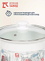 Кастрюля эмалированная сталь, 5 л, крышка стекло, цилиндрическая, Керченский металлургический завод, 42304-162/4.02-У4, в ассортименте - фото 7