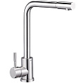 Смеситель для кухни, Solone, с картриджем, нержавеющая сталь, EZA4-B090