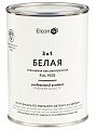Грунт-эмаль Elcon, 3в1 глянцевая, по ржавчине, алкидная, белая, RAL 9003, 0.8 кг - фото 2