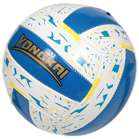 Мяч волейбольный, №5, бело-синий, JC-11781