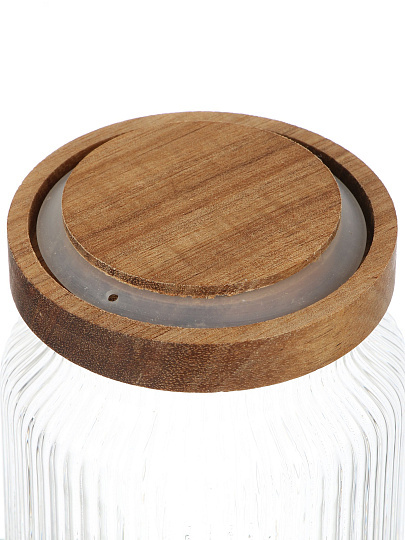 Банка для сыпучих продуктов, стекло, 0.75 л, нет, Barouge, Glass Honey Jar, BC-013(750 мл), прозрачная