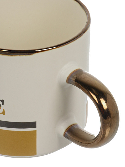 Кружка фарфор, 390 мл, But First Coffee, Lefard, 260-970, белая