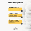 Сушилка для белья напольная, 16 м, 2 уровня, 146х60х95 см, складная, с пластиковыми вставками, бело-серая, Aqwin, Бабочка, VPF04 - фото 12