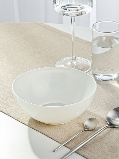 Салатник стеклокерамика, круглый, 18х7 см, 0.95 л, Бэль, Daniks, LPKW-70